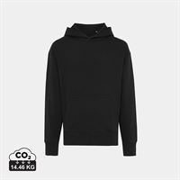 FELPA CON CAPPUCCIO IN COTONE RICICLATO 340 gsm